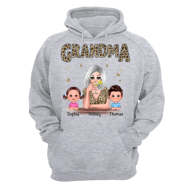 Leopard Shirt Grandma Grandkids Personalized Shirt - Image 14