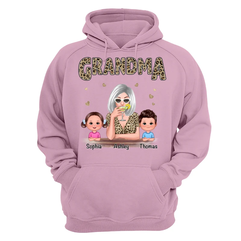 Leopard Shirt Grandma Grandkids Personalized Shirt - Image 15