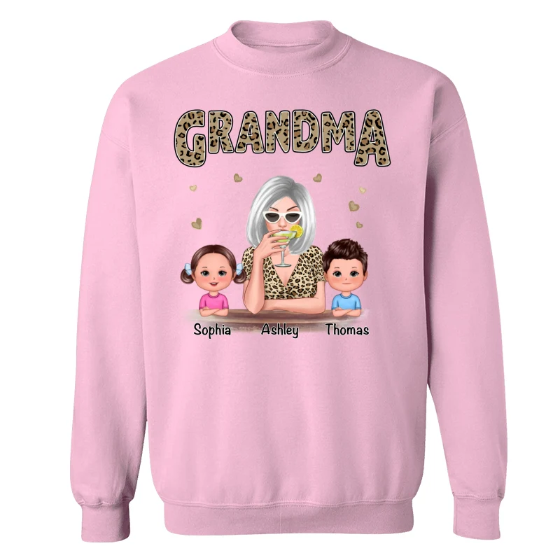 Leopard Shirt Grandma Grandkids Personalized Shirt - Image 19