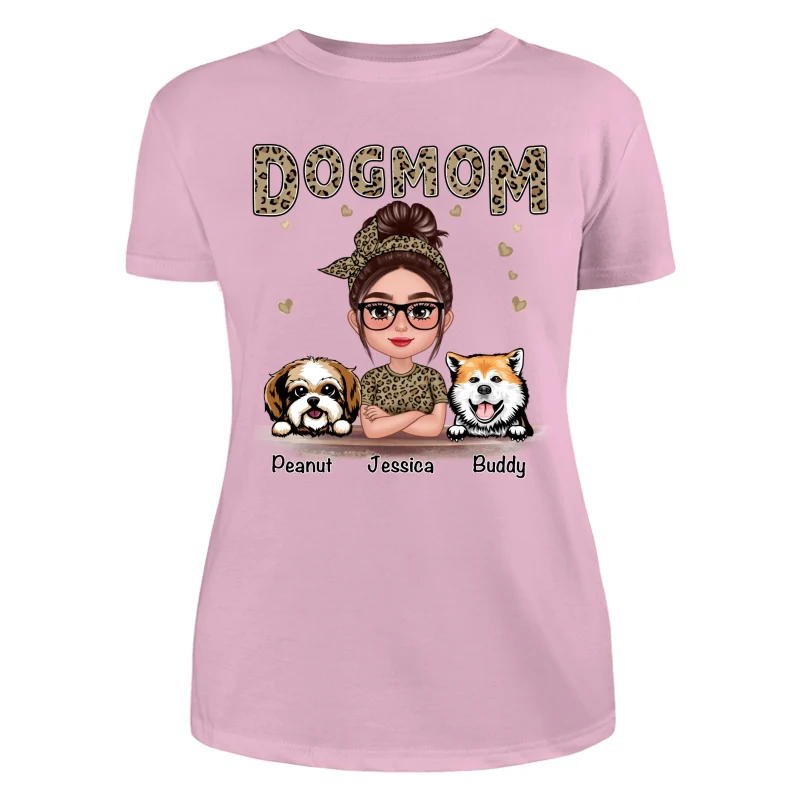 Leopard Shirt Pretty Doll Dog Mom Personalized Shirt - Image 11