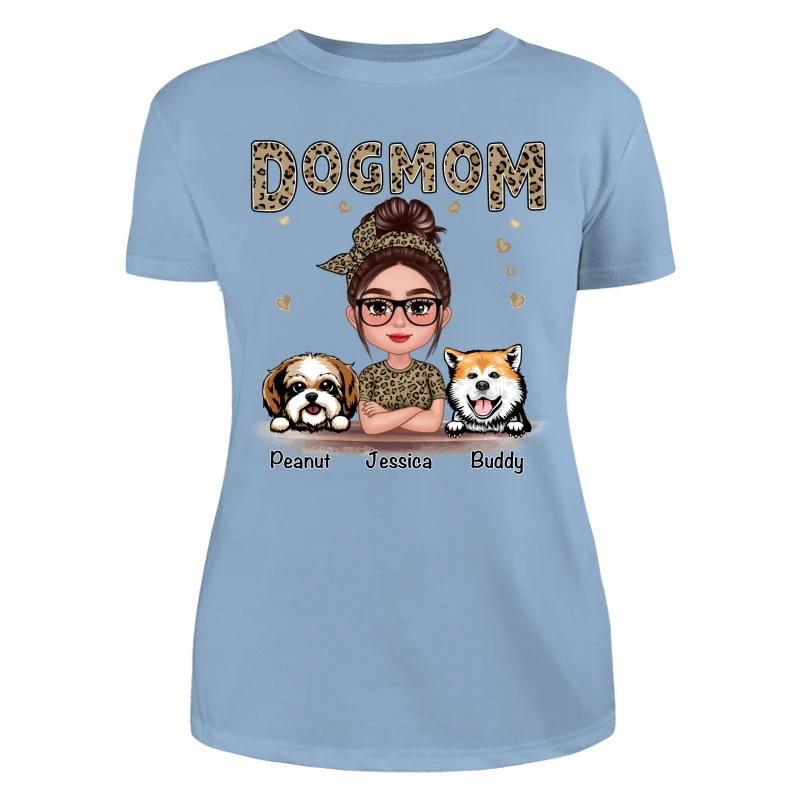 Leopard Shirt Pretty Doll Dog Mom Personalized Shirt - Image 12