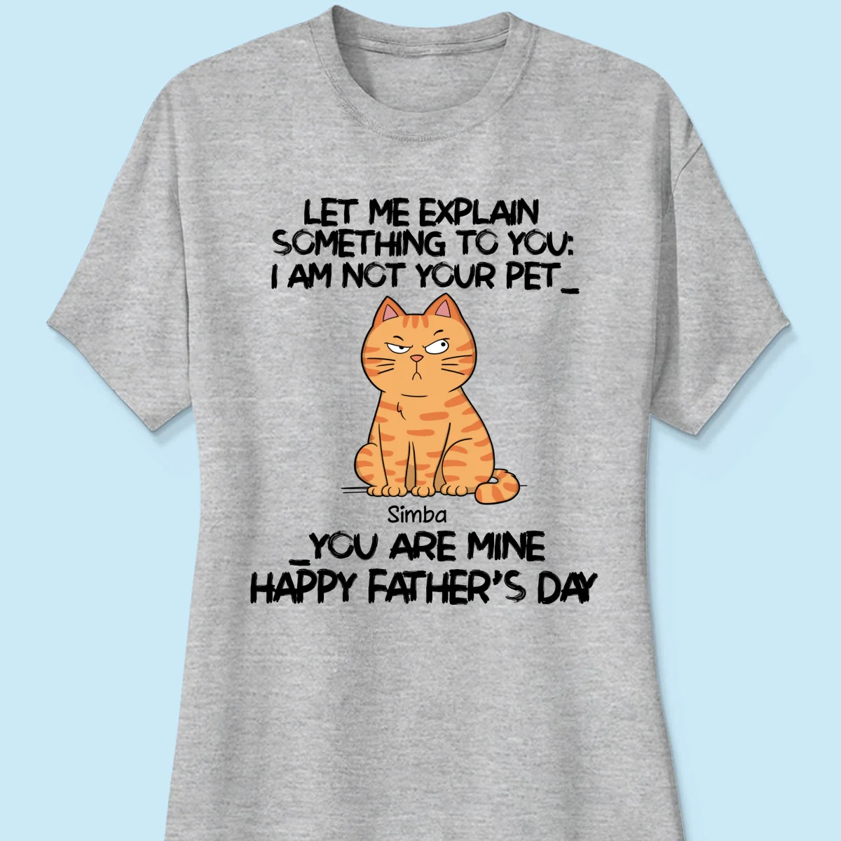 Let Me Explain Funny Cartoon Cats Mother‘s Day Father’s Day Gift Personalized Shirt - Image 12