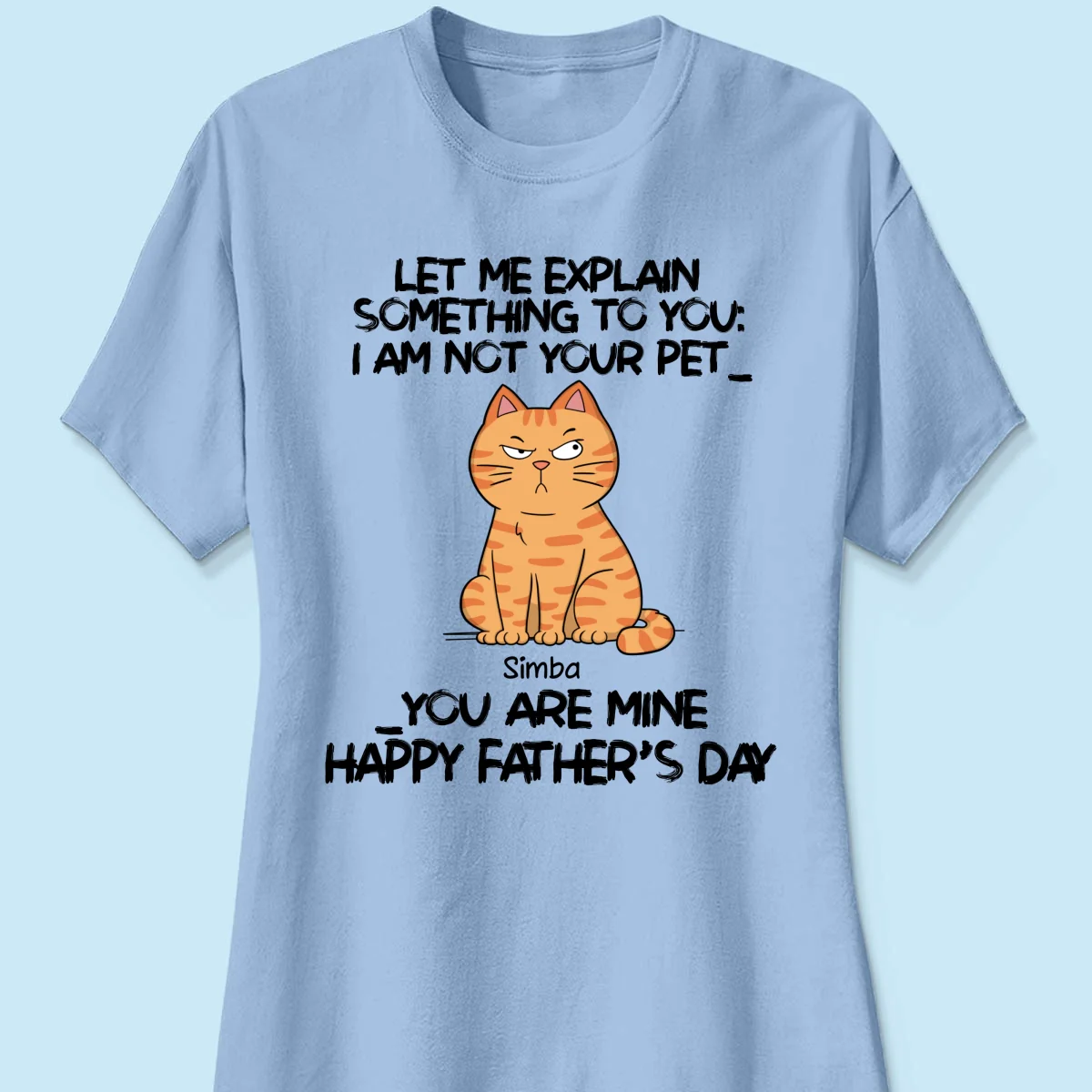 Let Me Explain Funny Cartoon Cats Mother‘s Day Father’s Day Gift Personalized Shirt - Image 14