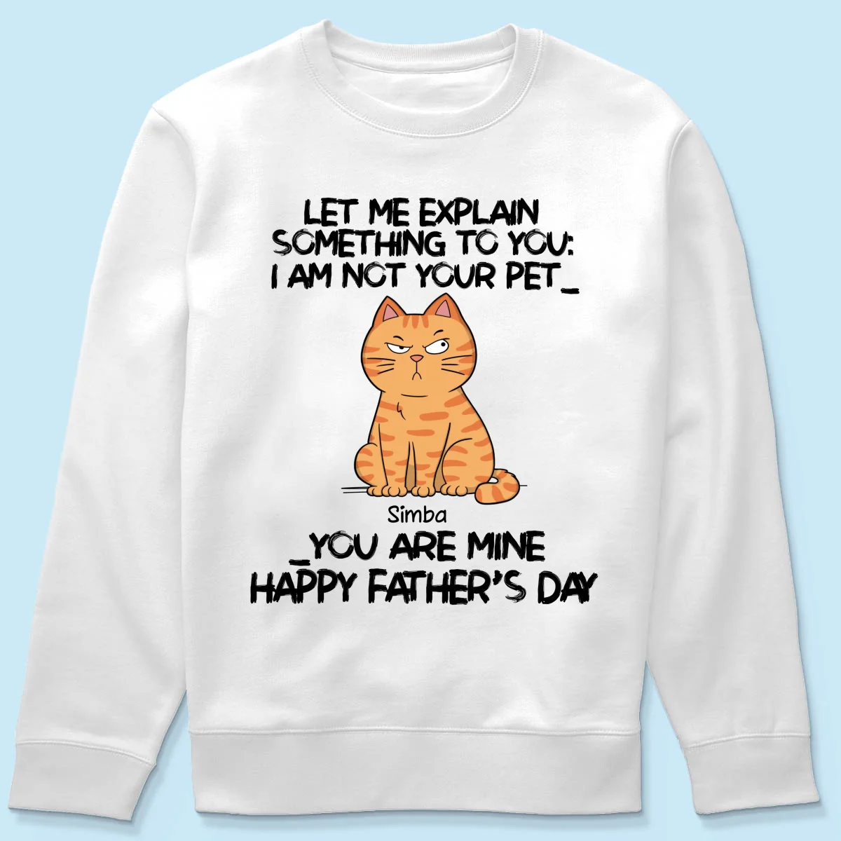 Let Me Explain Funny Cartoon Cats Mother‘s Day Father’s Day Gift Personalized Shirt - Image 19