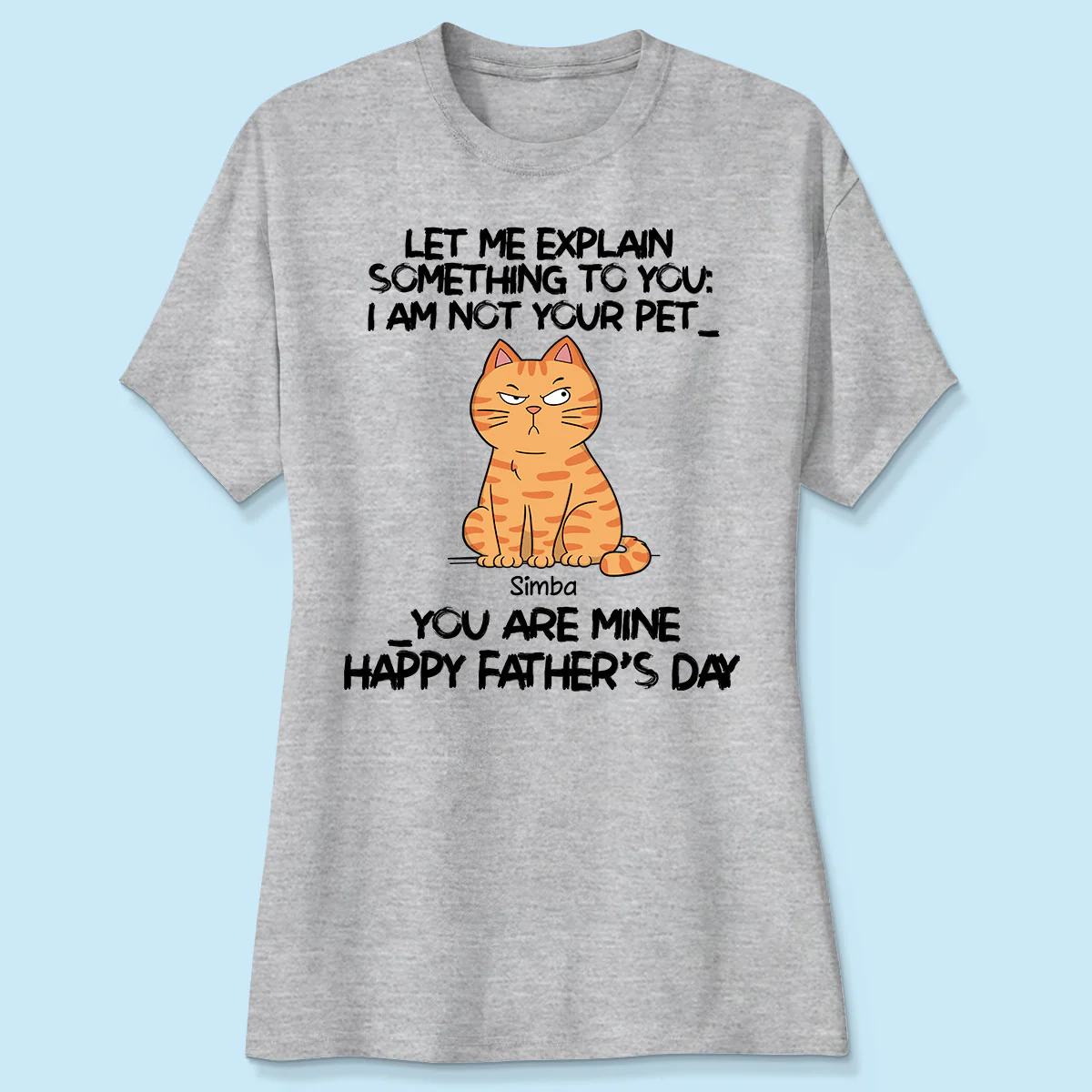 Let Me Explain Funny Cartoon Cats Mother‘s Day Father’s Day Gift Personalized Shirt - Image 4