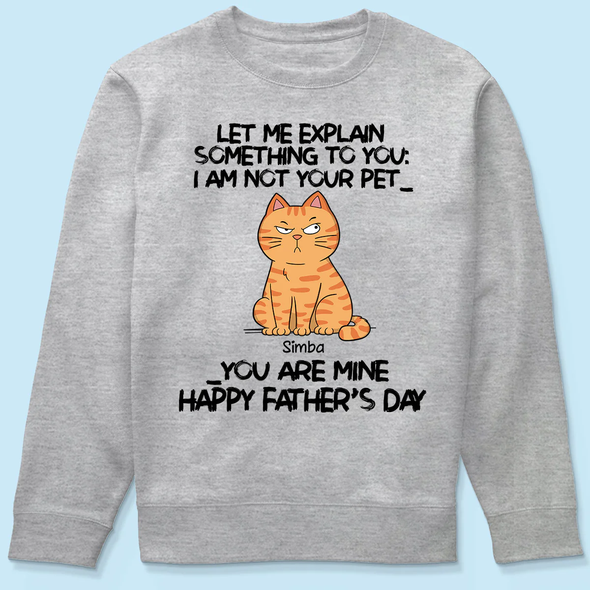 Let Me Explain Funny Cartoon Cats Mother‘s Day Father’s Day Gift Personalized Shirt - Image 6
