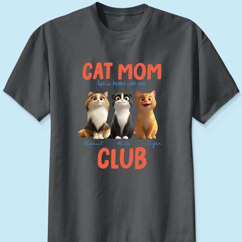 Life Is Better With Cats - Personalized Shirt - Gift For Cat Lovers - Image 11