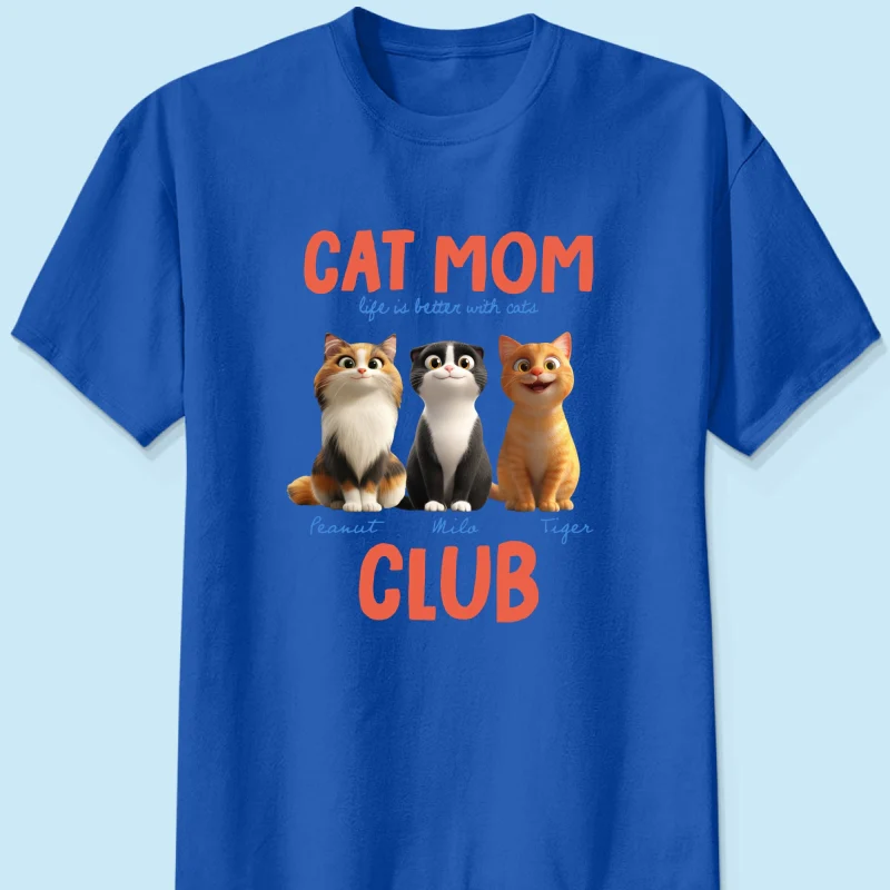 Life Is Better With Cats - Personalized Shirt - Gift For Cat Lovers - Image 14