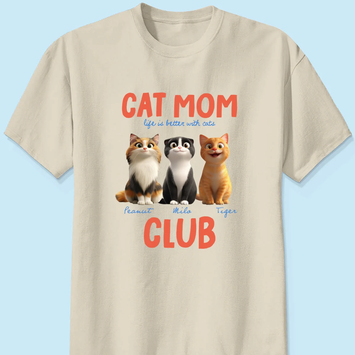 Life Is Better With Cats - Personalized Shirt - Gift For Cat Lovers - Image 18