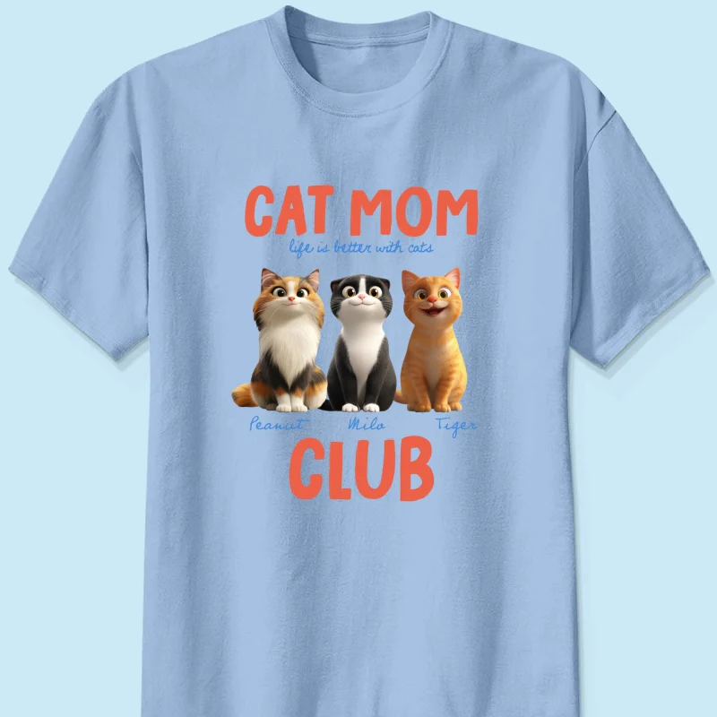 Life Is Better With Cats - Personalized Shirt - Gift For Cat Lovers - Image 22