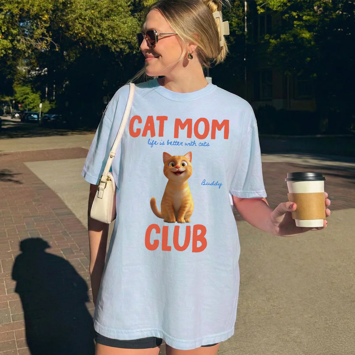 Life Is Better With Cats - Personalized Shirt - Gift For Cat Lovers - Image 3