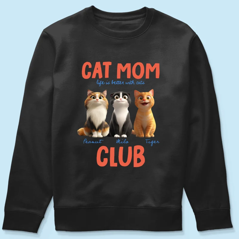 Life Is Better With Cats - Personalized Shirt - Gift For Cat Lovers - Image 42
