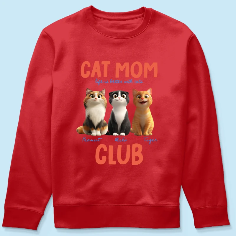 Life Is Better With Cats - Personalized Shirt - Gift For Cat Lovers - Image 47