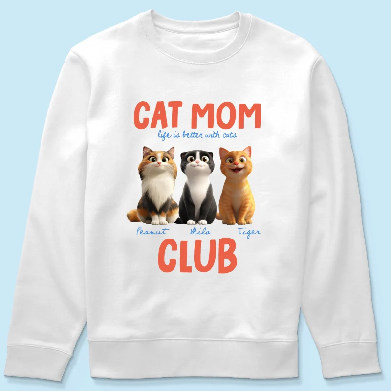 Life Is Better With Cats - Personalized Shirt - Gift For Cat Lovers - Image 49