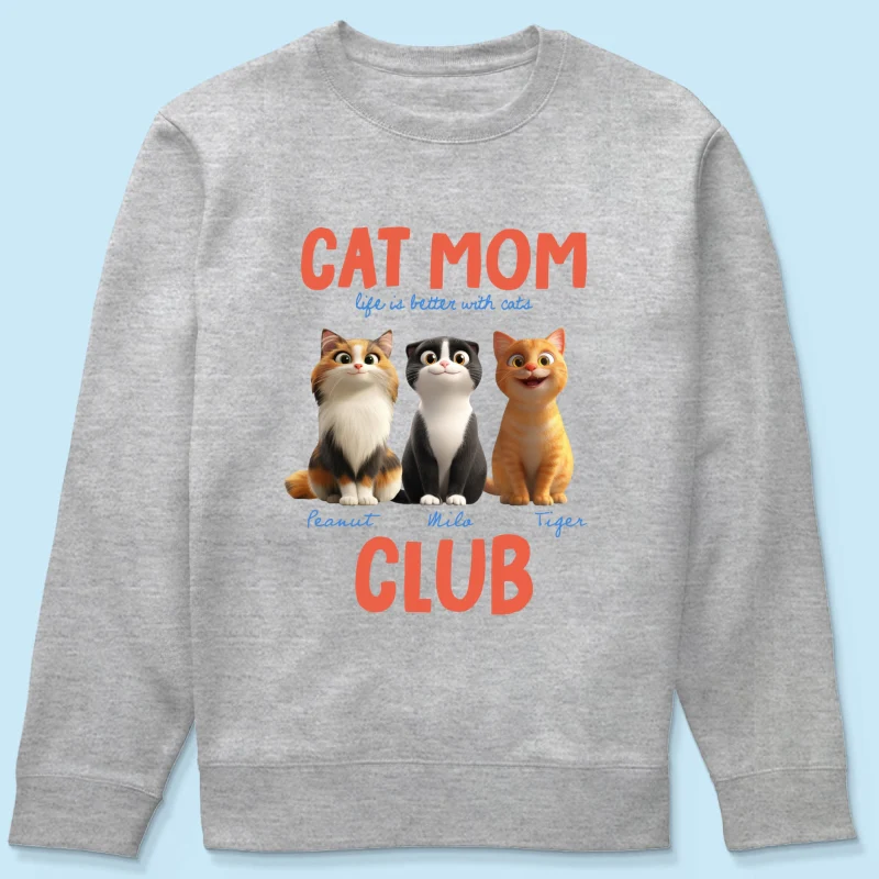 Life Is Better With Cats - Personalized Shirt - Gift For Cat Lovers - Image 50