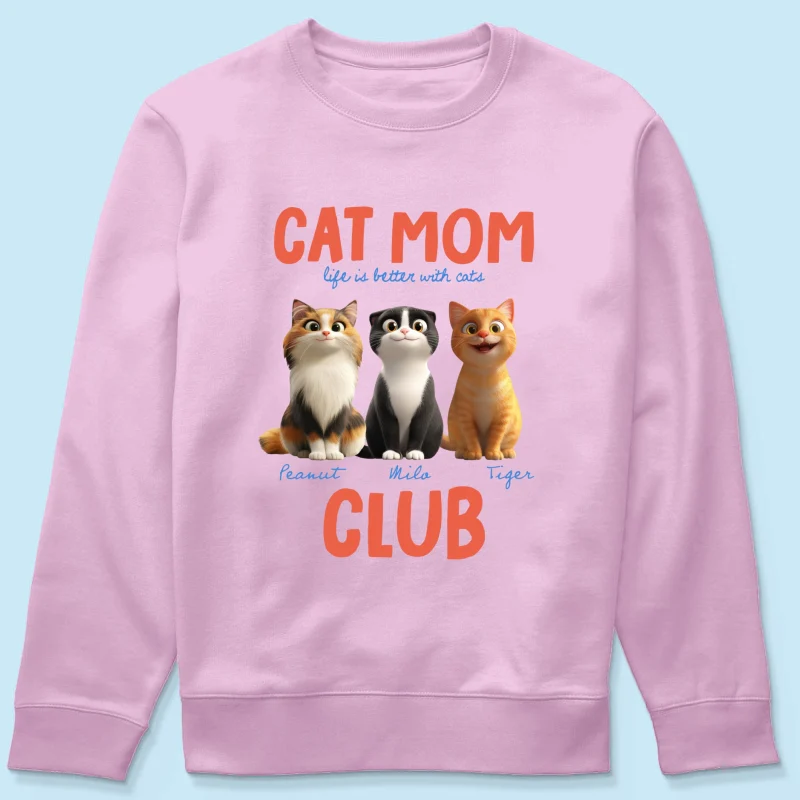 Life Is Better With Cats - Personalized Shirt - Gift For Cat Lovers - Image 51