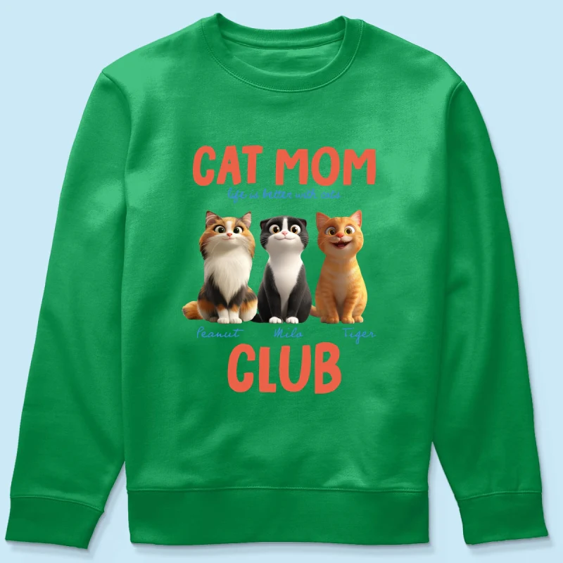 Life Is Better With Cats - Personalized Shirt - Gift For Cat Lovers - Image 53