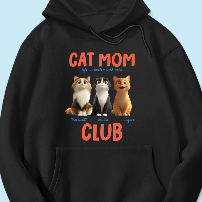 Life Is Better With Cats - Personalized Shirt - Gift For Cat Lovers - Image 56