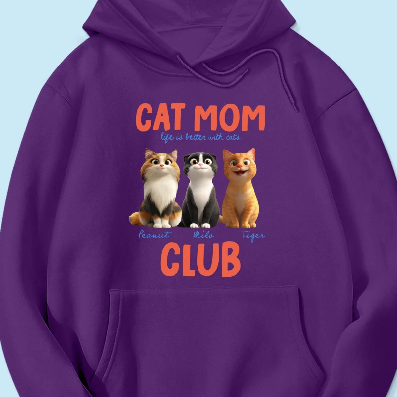 Life Is Better With Cats - Personalized Shirt - Gift For Cat Lovers - Image 59