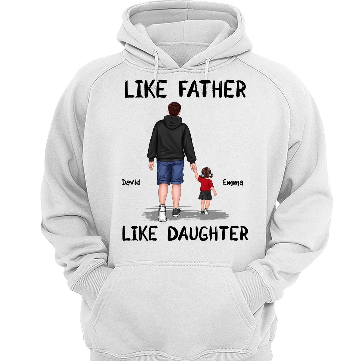 Like Father Like Son Like Daughter Walking Personalized Shirt - Image 3