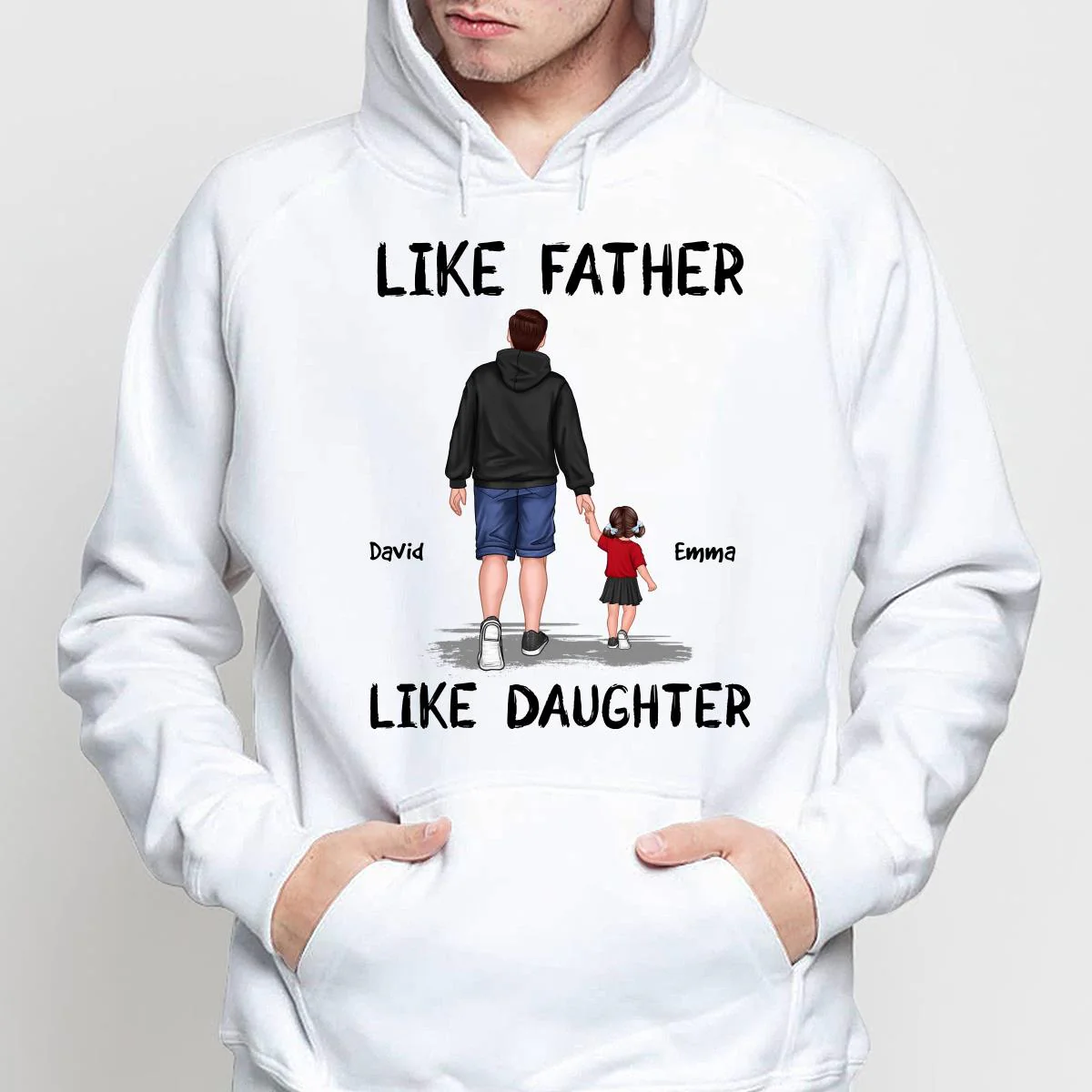 Like Father Like Son Like Daughter Walking Personalized Shirt - Image 4