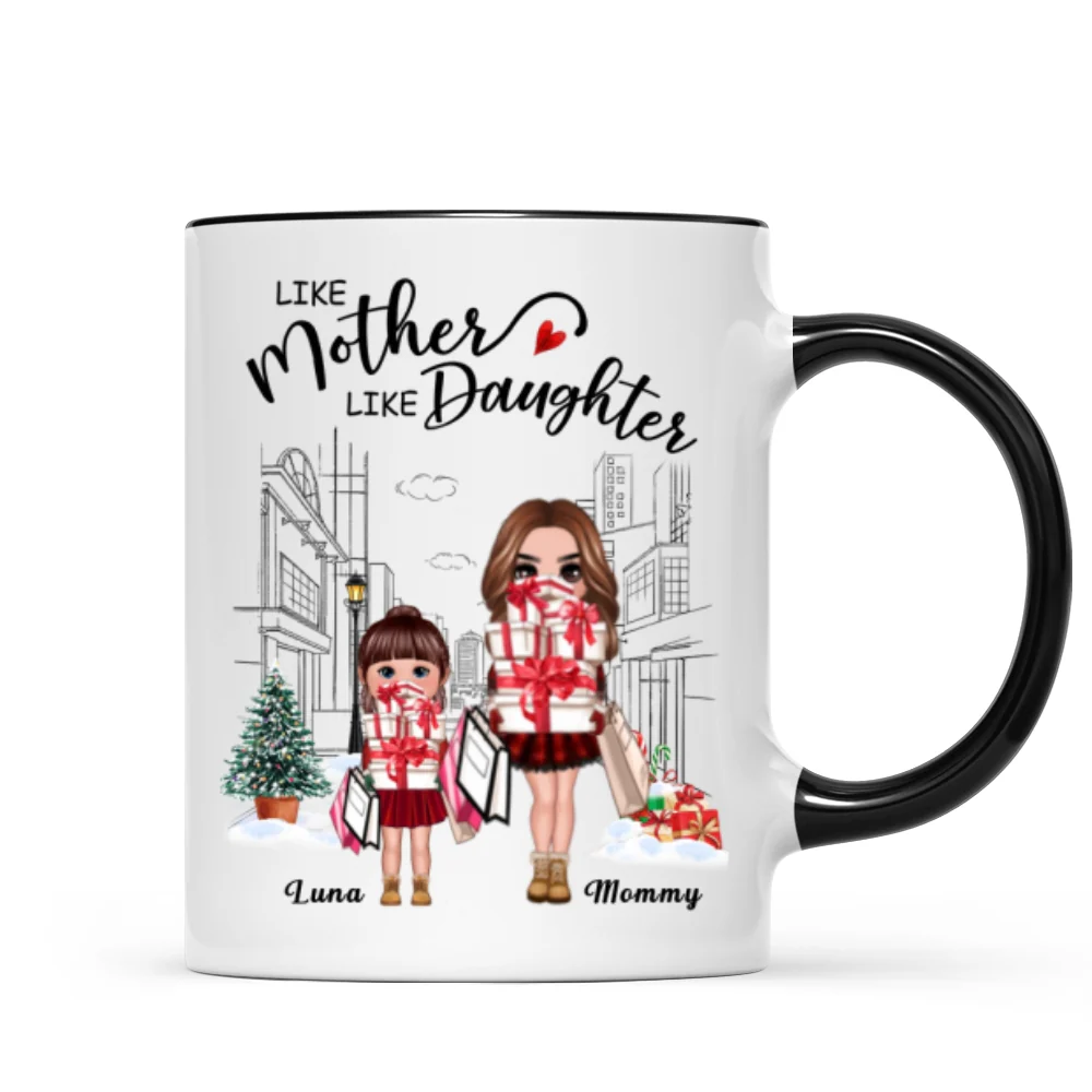 Like Mother Like Daughter Go Shopping Personalized Mug - Image 2