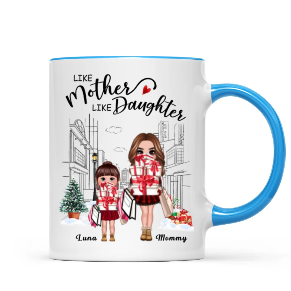 Like Mother Like Daughter Go Shopping Personalized Mug - Image 5