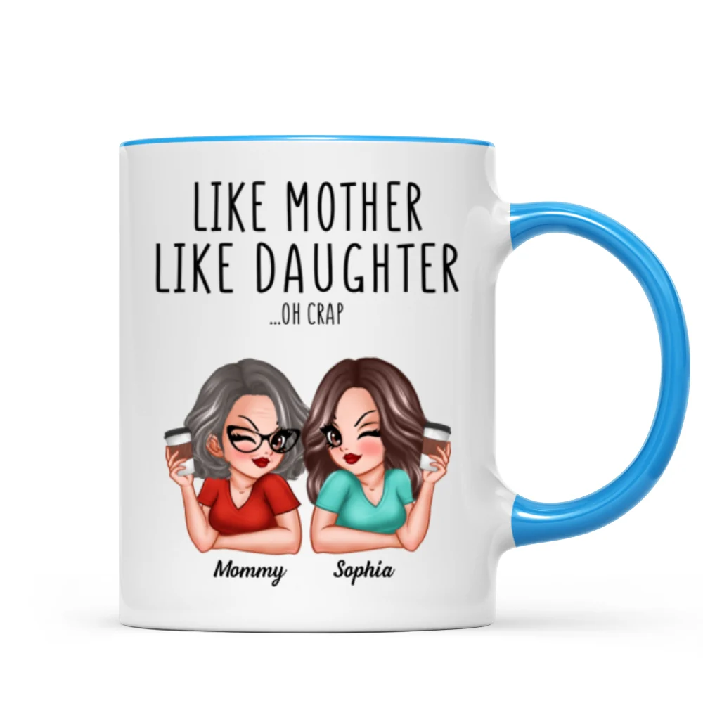 Like Mother Like Daughters Pretty Sassy Personalized Mug - Image 10