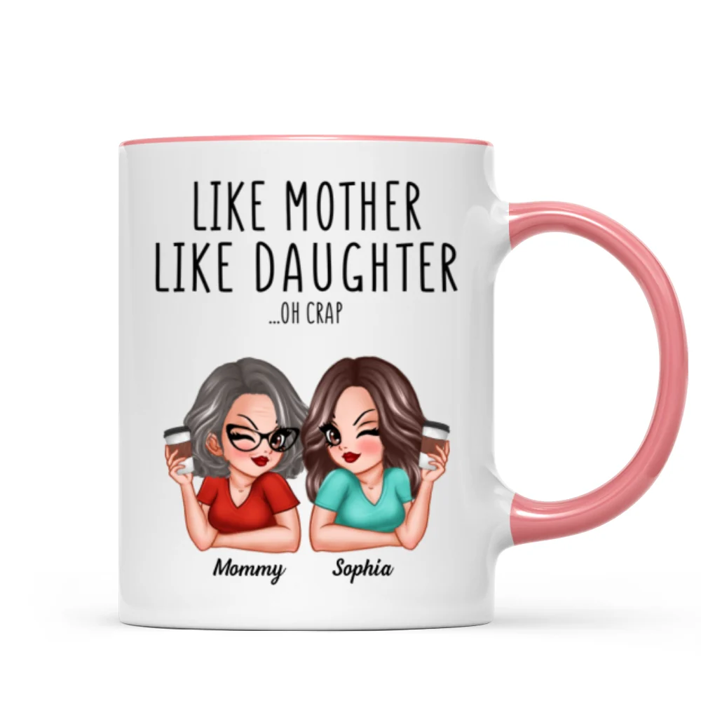 Like Mother Like Daughters Pretty Sassy Personalized Mug - Image 11