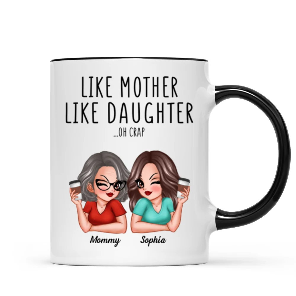 Like Mother Like Daughters Pretty Sassy Personalized Mug - Image 7