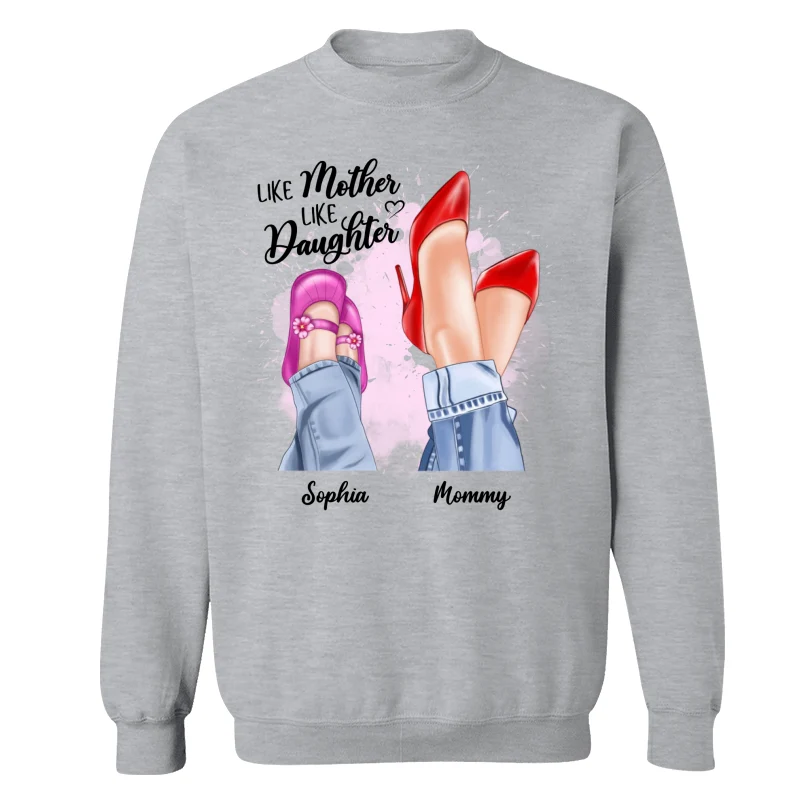 Like Mother Like Daughters Sons Gift For Mom Personalized Shirt - Image 18