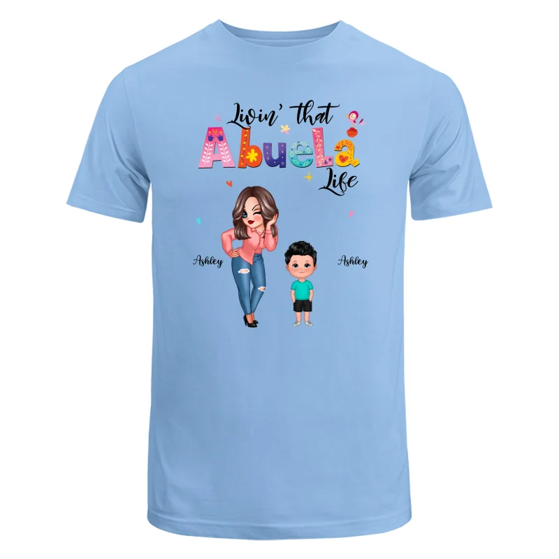 Livin‘ That Grandma Life Sassy Girl Gift For Grandma Personalized Shirt - Image 4