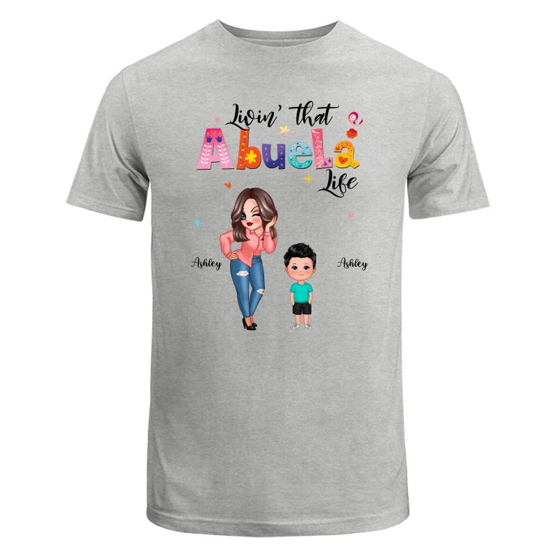 Livin‘ That Grandma Life Sassy Girl Gift For Grandma Personalized Shirt - Image 6