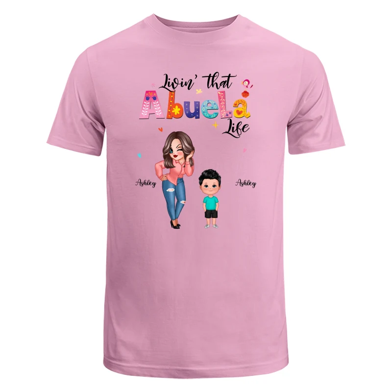 Livin‘ That Grandma Life Sassy Girl Gift For Grandma Personalized Shirt - Image 7