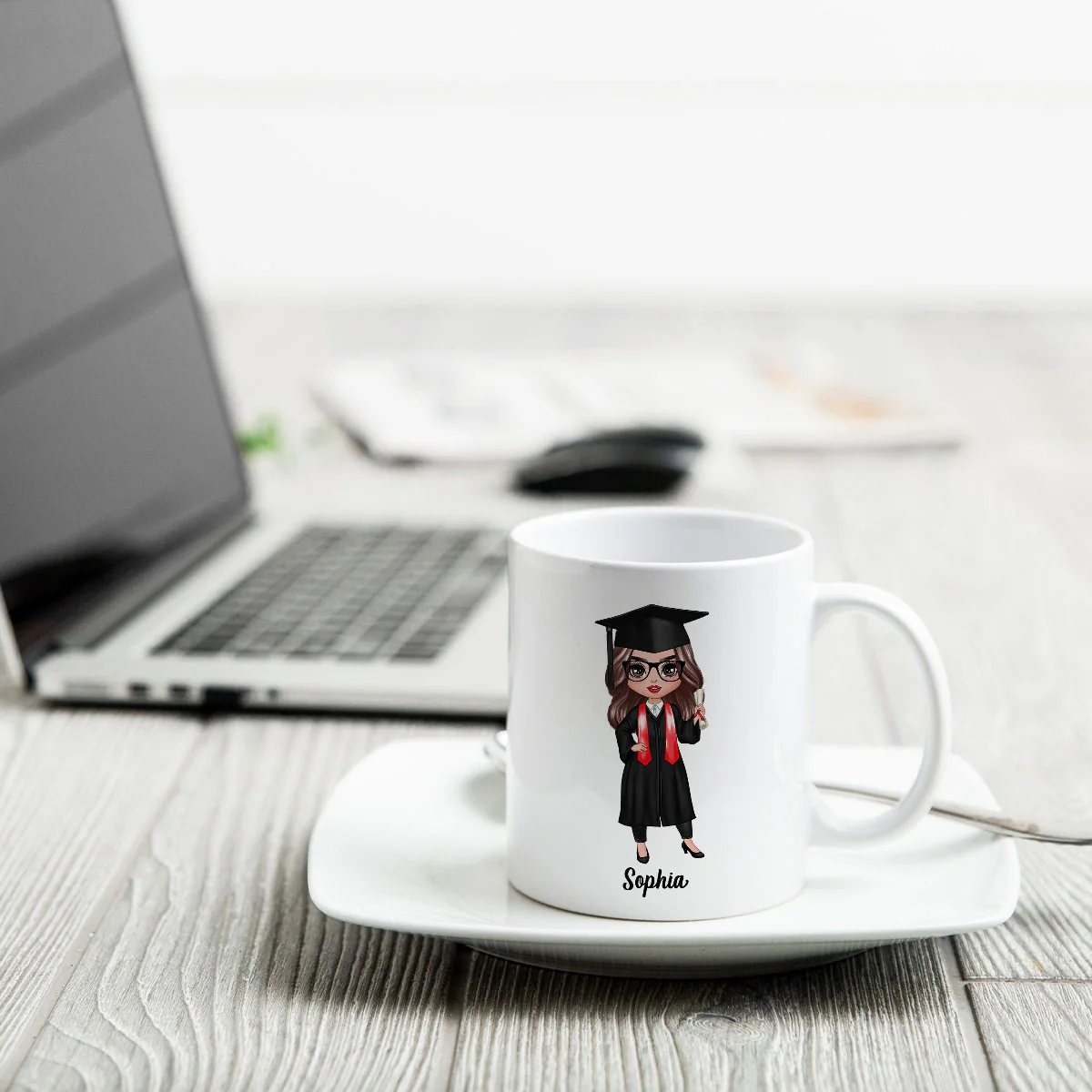 Look At You Graduating Funny Graduation Gift For Graduate Personalized Mug - Image 4