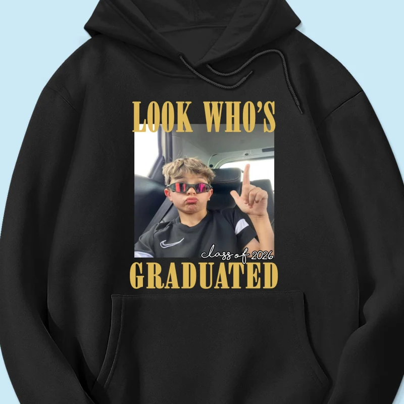 Look Who's Graduated Class Of 2026 - Personalized Shirt - Graduation Gift, Family Matching Shirt Graduation Party Celebration - Image 21