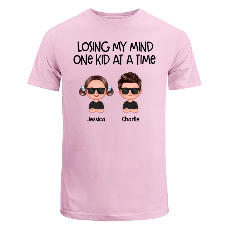 Losing My Mind One Kid At A Time Doll Kids Personalized Tank Top Shirt - Image 14