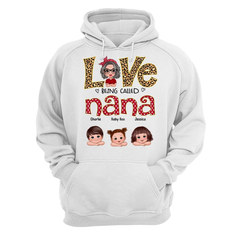 Love Being Called Grandma Polka Dot Doll Grandma Grandkids Personalized Shirt - Image 13