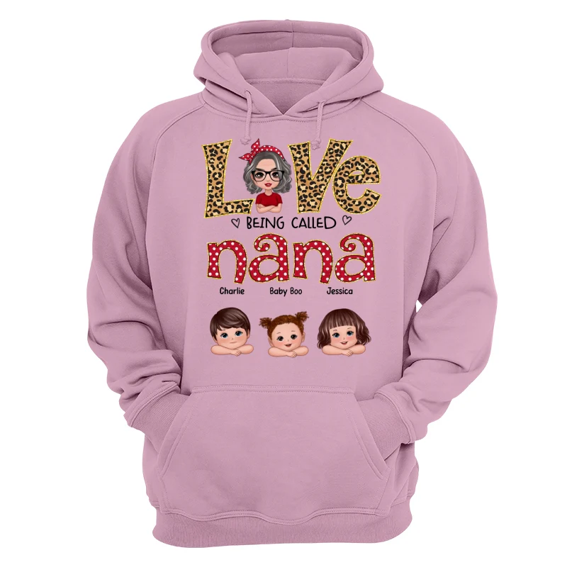 Love Being Called Grandma Polka Dot Doll Grandma Grandkids Personalized Shirt - Image 15