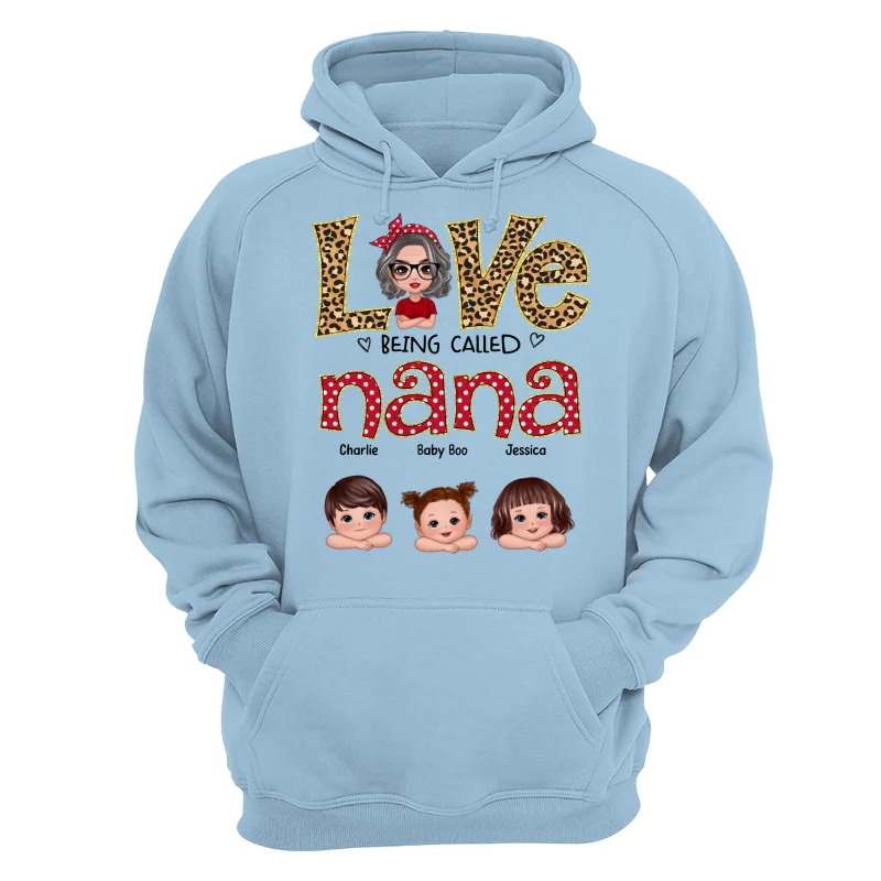 Love Being Called Grandma Polka Dot Doll Grandma Grandkids Personalized Shirt - Image 16