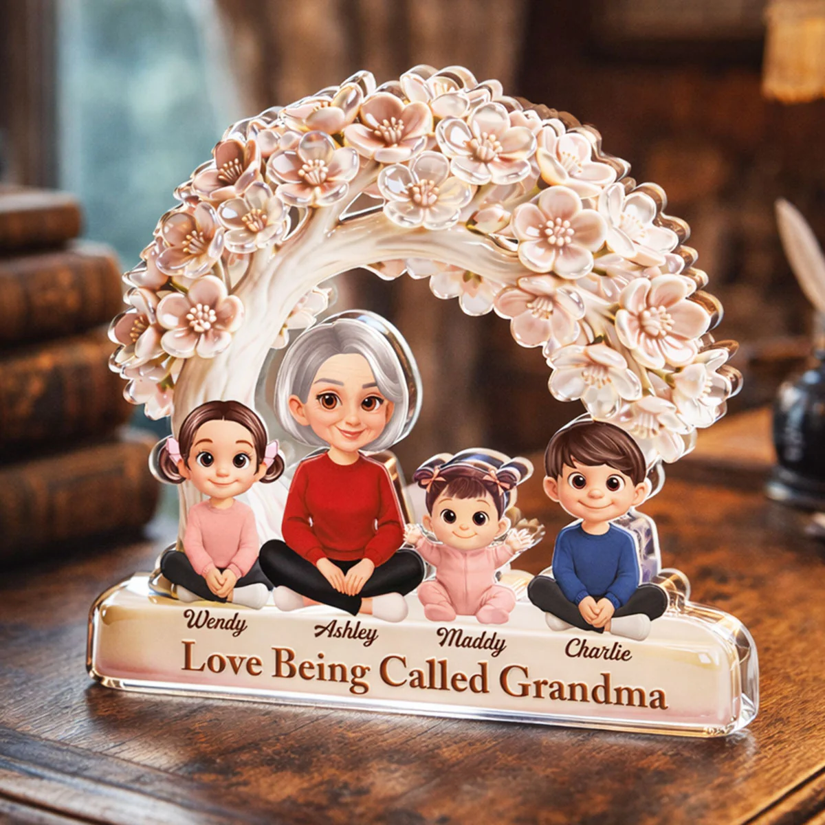 Love Being Called Grandma - Personalized Acrylic Block Plaque - Mother's Day Gift for Grandma, Mom, Wife - Image 6