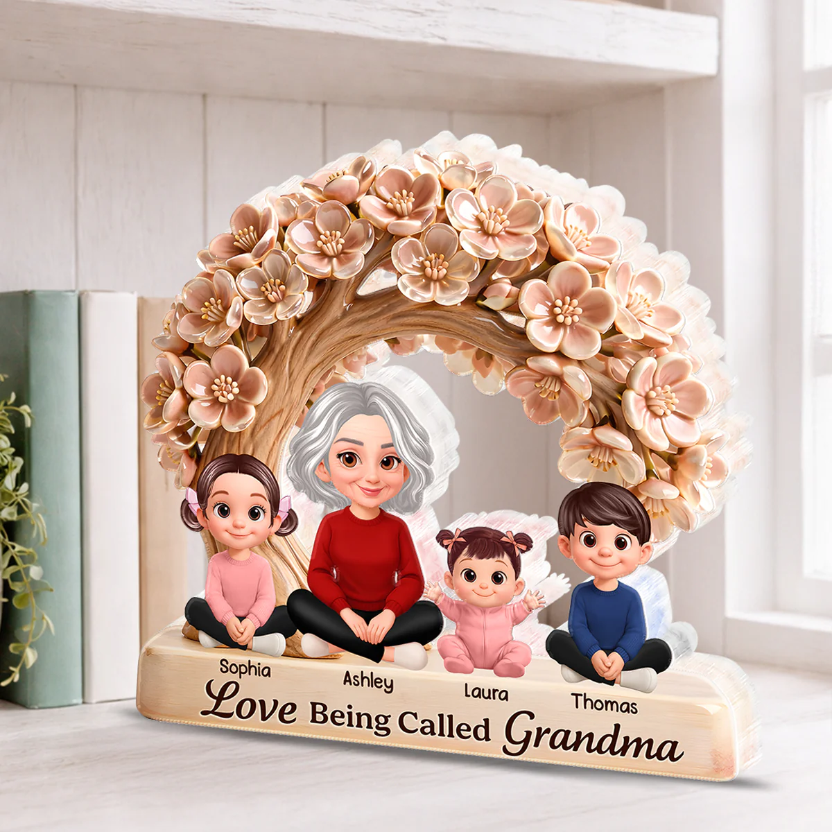 Love Being Called Grandma - Personalized Acrylic Block Plaque - Mother's Day Gift for Grandma, Mom, Wife - Image 6