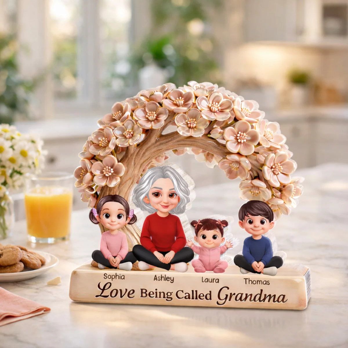 Love Being Called Grandma - Personalized Acrylic Block Plaque - Mother's Day Gift for Grandma, Mom, Wife - Image 7