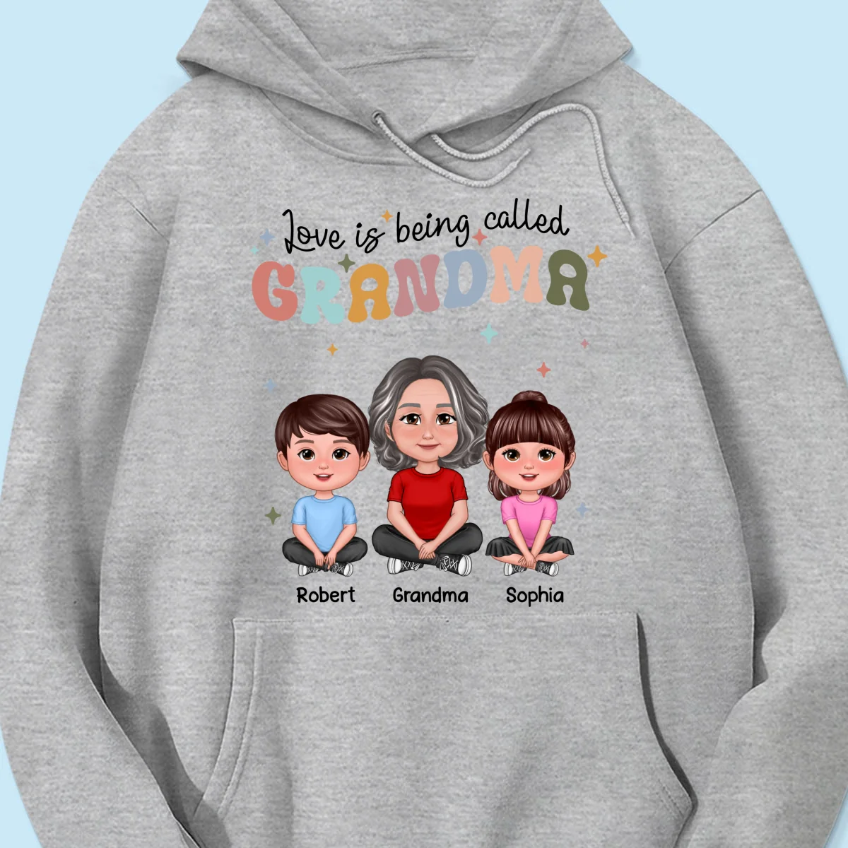 Love Being Called Grandma Retro Style Personalized Shirt - Image 16