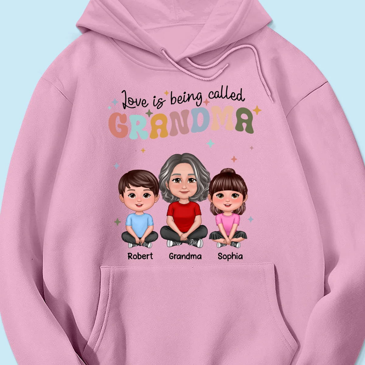 Love Being Called Grandma Retro Style Personalized Shirt - Image 17