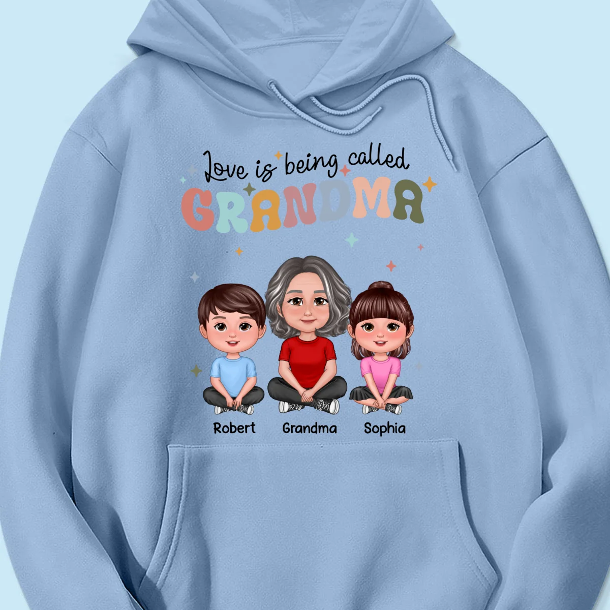 Love Being Called Grandma Retro Style Personalized Shirt - Image 18