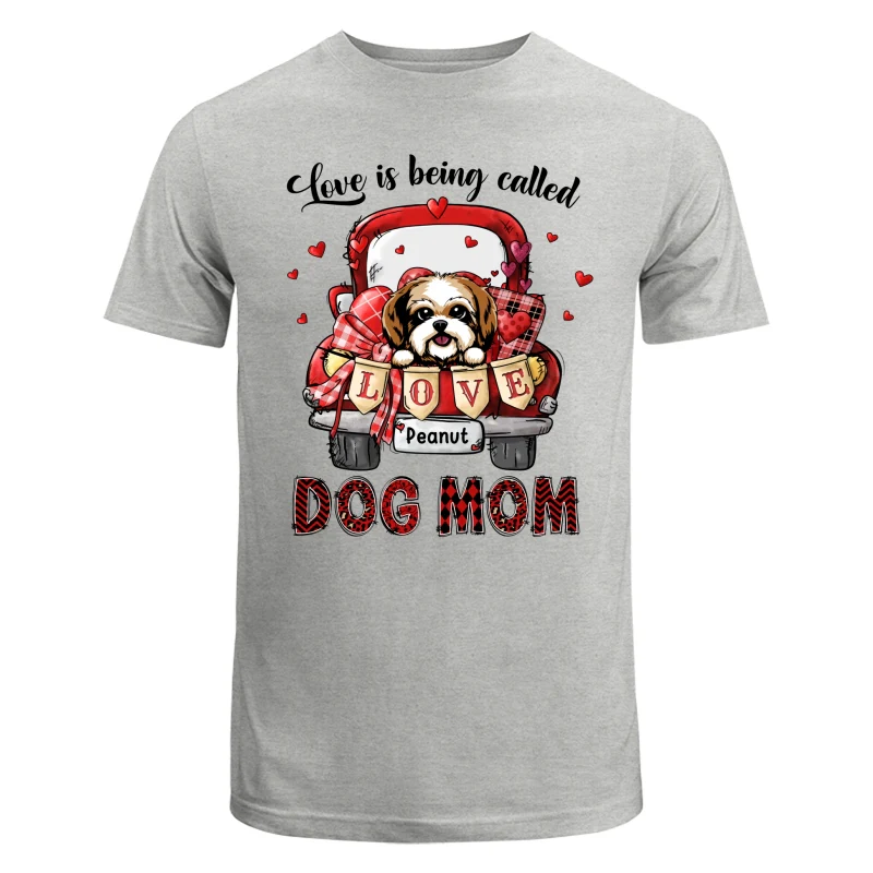 Love Is Being Called Dog Mom Truck Personalized Shirt - Image 6