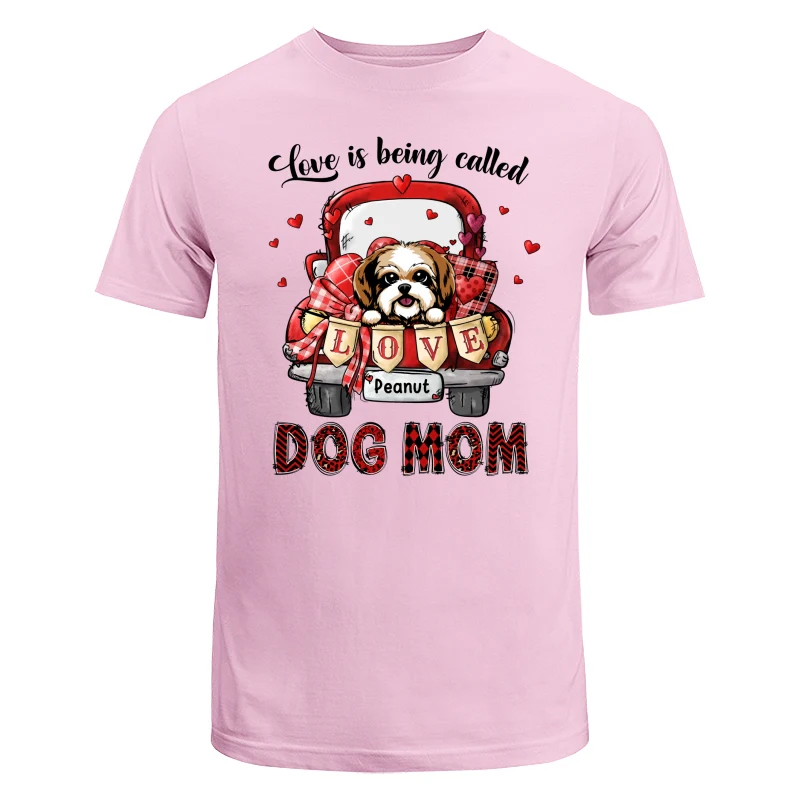 Love Is Being Called Dog Mom Truck Personalized Shirt - Image 7