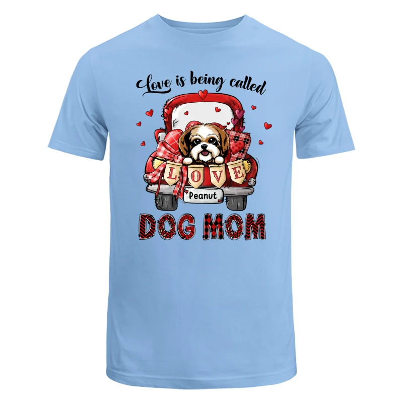 Love Is Being Called Dog Mom Truck Personalized Shirt - Image 8