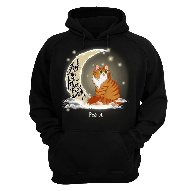 Love My Cats To The Moon And Back Personalized Shirt - Image 9